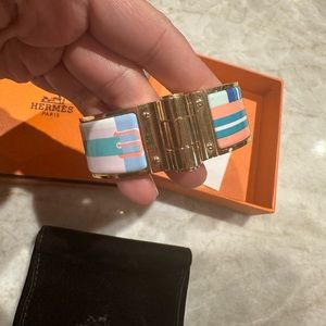 Hermes enamel bangle